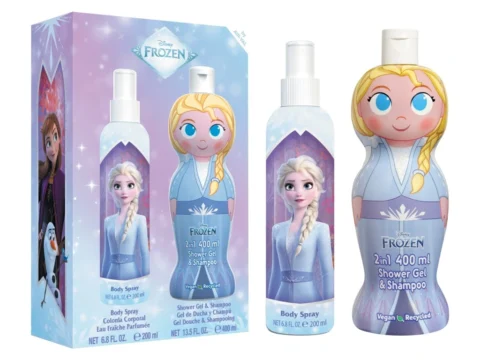 Darčekový set Frozen sprchový gél 400ml+Bodyspray 200ml