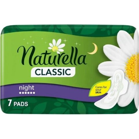 Naturella Classic nočné hygienické vložky s krídelkami 7ks