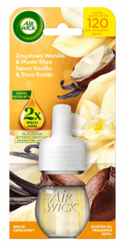 Air Wick Electric náplň 19ml Sweet Vanilla&Shea Butter