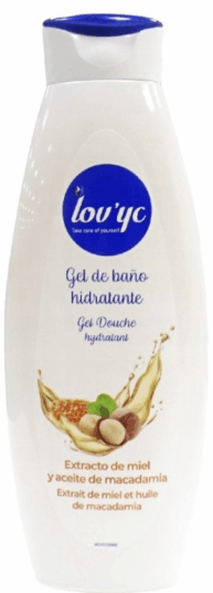 Lov´yc 750ml sprchový gél Honey Moisturizing