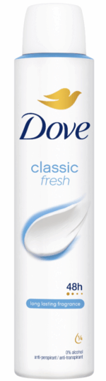 Dove antiperspirant 200ml Classic Fresh