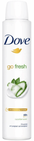 Dove antiperspirant 200ml Go Fresh Cucumber