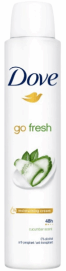 Dove antiperspirant 200ml Go Fresh Cucumber