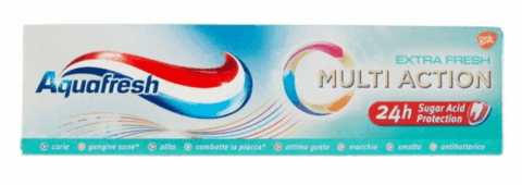 Aquafresh zubná pasta 75ml Multi Action Extra Fresh