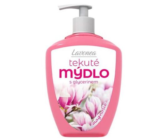 Tekuté mydlo Magnolia s dávkovačom 0,5l Lavon