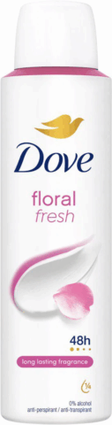 Dove antiperspirant 150ml Floral Fresh