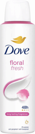 Dove antiperspirant 150ml Floral Fresh