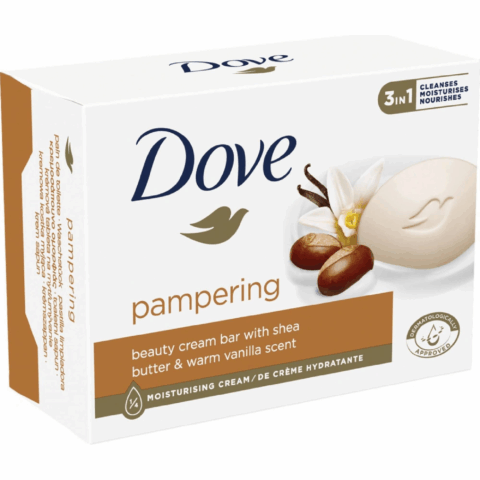 Dove tuhé mydlo 90g Shea Butter&Vanilla