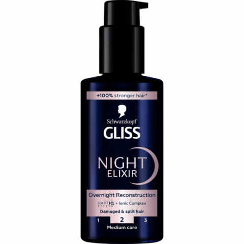 Gliss Night Elixier s pumpou 100ml Anti Spliss Wunder