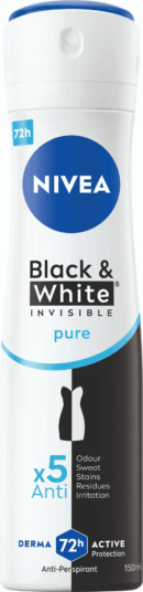 Nivea antiperspirant 150ml Black&White Pure