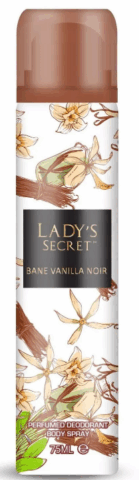 Lady’s Secret deodorant 75ml Bane Vanilla Noir
