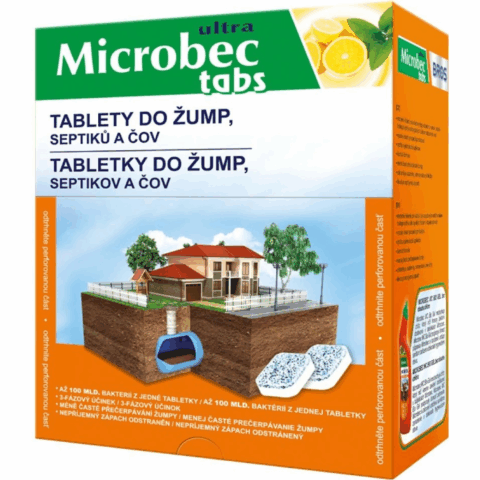 BROS Microbec tablety do žúmp, septikov a ČOV 16x20g