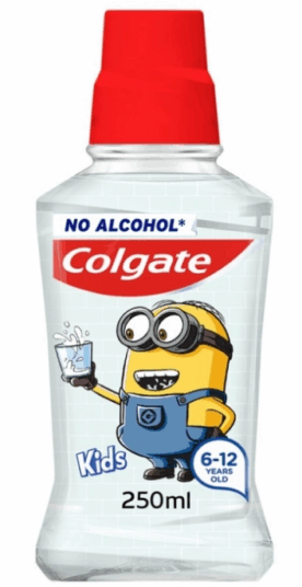 Colgate ústna voda pre deti 6-12r Minions 250 ml