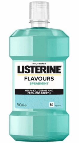 Listerine ústna voda 500ml Speramint