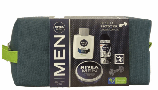 Darčekový set Nivea Men taška Nivea krém 150ml+roll-on B&W 50ml+Voda po holení 100ml