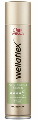 Wellaflex lak na vlasy 250ml Silk Finish&Hold Ultra Strong 5