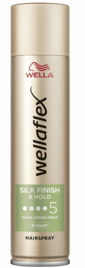 Wellaflex lak na vlasy 250ml Silk Finish&Hold Ultra Strong 5