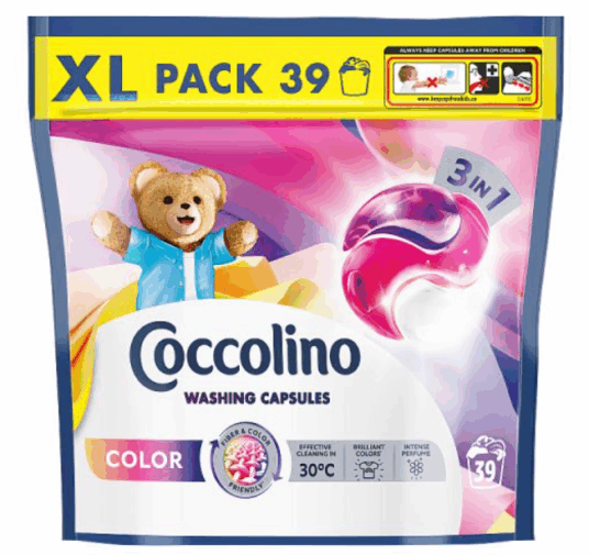 Coccolino Color 3in1 kapsuly na pranie 39ks