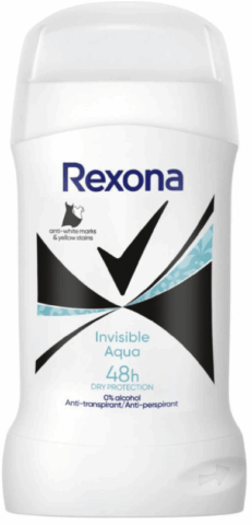 Rexona Stick 50ml Invisible Aqua