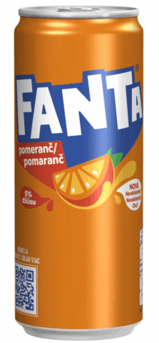 Fanta Orange 330ml plechovka