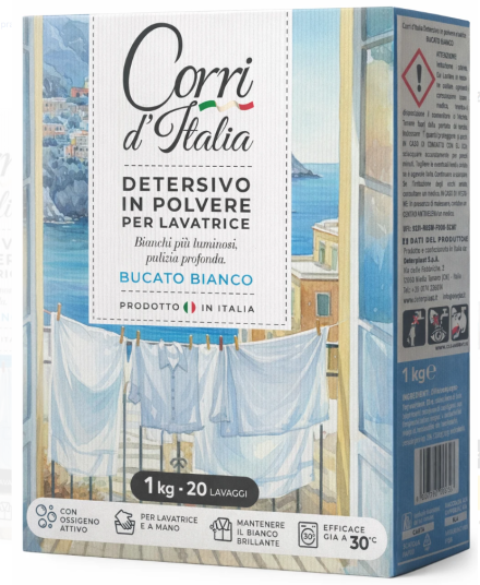 Corri d´Italia prací prášok 85pd 4,25kg Bianco