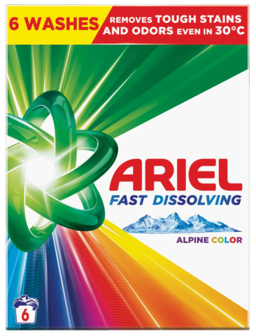 Ariel prací prášok 330g 6pd Color